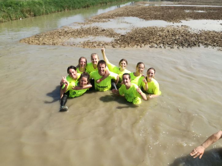Survivalrun Lingezegen, de funrun met collega's